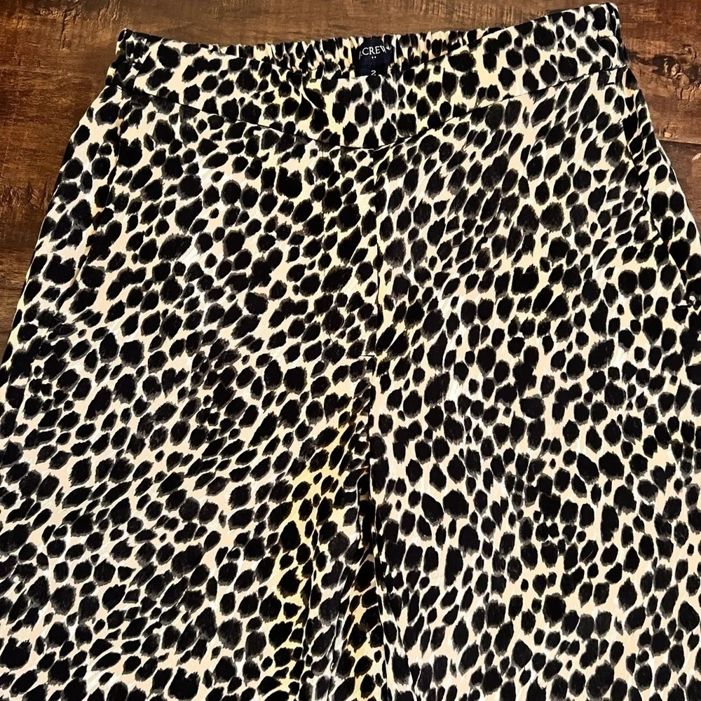 J Crew Wide Leg Relaxed Fit Jamie Pant